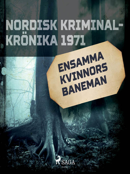 Title details for Ensamma kvinnors baneman by Diverse - Wait list